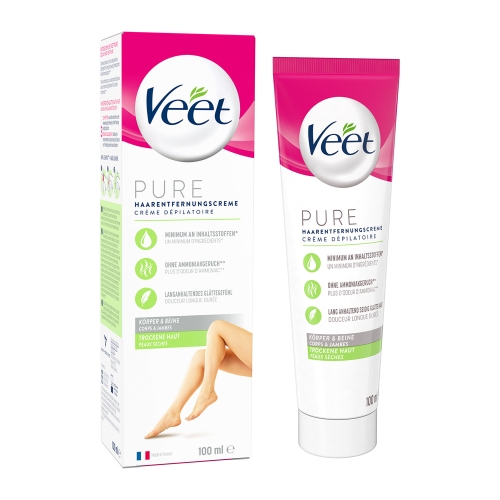 비트 Veet 건조한 제모 피부 크림 100ml