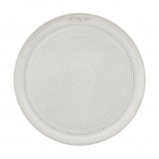 스타우브 DINING LINE 세라믹 접시 플랫 22cm (화이트 트러플)