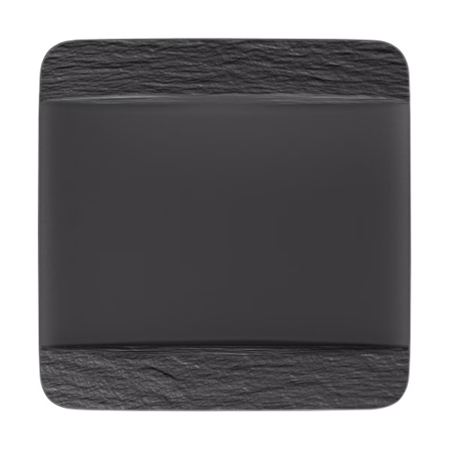 빌레로이앤보흐 매뉴팩처 락 디너 플레이트 (블랙) 28cm