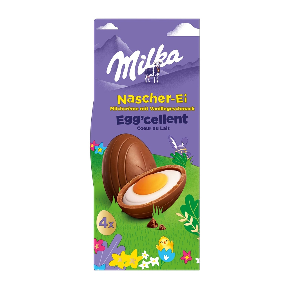 밀카 계란 모양 밀크 초콜릿 31gX4개입