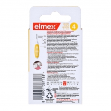 엘멕스 치간칫솔 옐로우 0.7mm 8개입