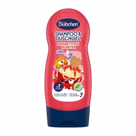뷔센 키즈 2in1 스파게티 아이스크림 몬스터 샴푸&샤워젤 230ml