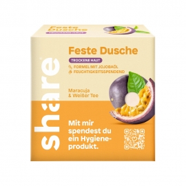 쉐어 패션프루트&화이트 티 솔리드 샤워젤 60g