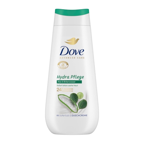 도브 Dove 알로에&자작나무워터 하이드라 샤워 크림 225ml