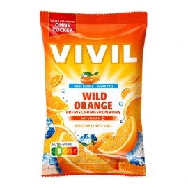 비빌 무설탕 와일드 오렌지 캔디 120g