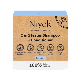 니요크&nbsp;2in1 고체 샴푸&컨디셔너 센서티브 80g