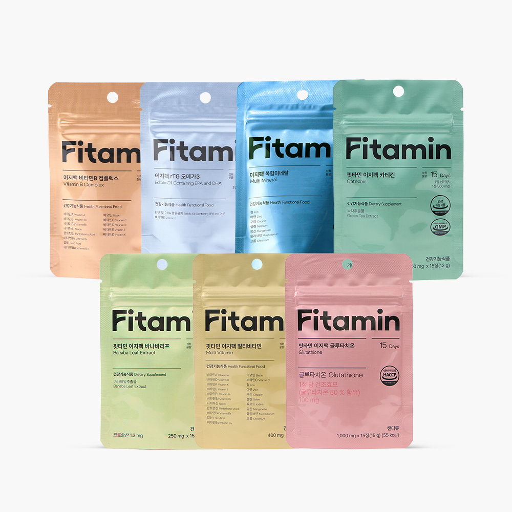 핏타민 이지팩 SET 7종 X 60일분