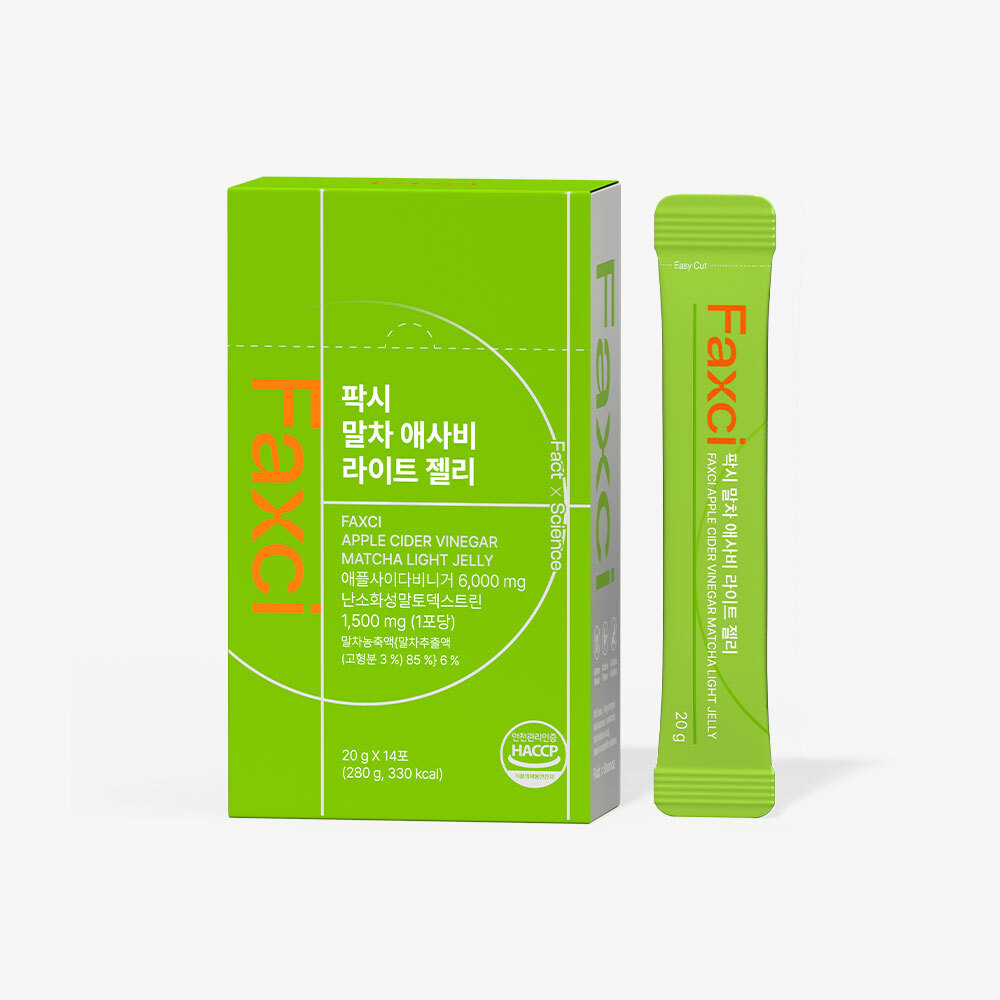 FAXCI APPLE CIDER VINEGAR MATCHA LIGHT JELLY