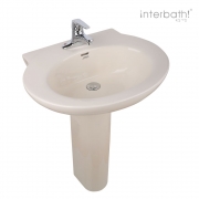 인터바스 칼라 세면대 L018/P018 NT 네츄럴 아이보리 칼라세면기 인테리어 DIY 욕실공사