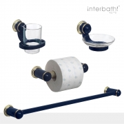 PA-1304욕실용품 PENTACobalt Blue 4품