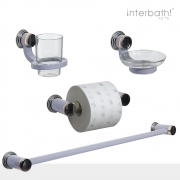 PA-1204욕실용품 PENTAGray Blue 4품