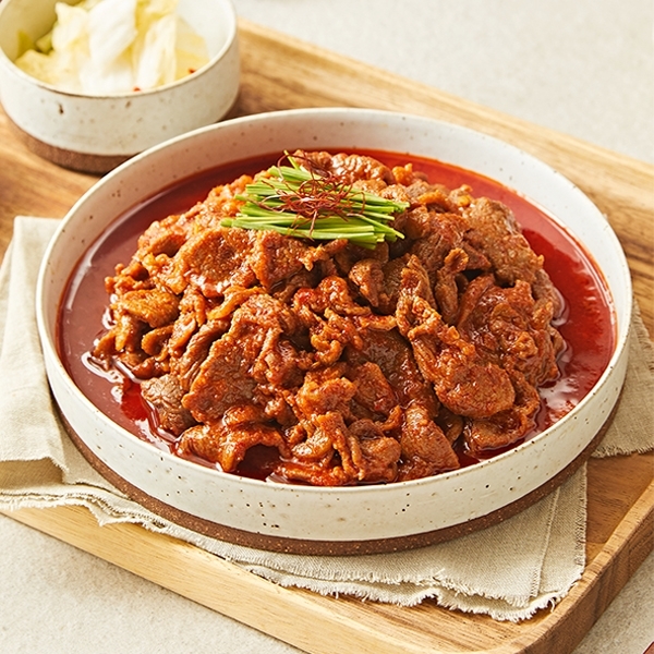 맛있게 매콤한 고추장 소스로 만든 더 얇아서 맛있는 오리 고추장 주물럭