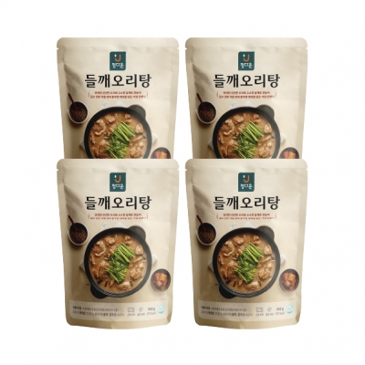 원기 충전 보양식 국내산 오리탕 세트 (들깨오리탕)