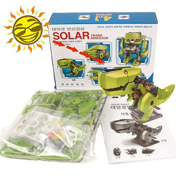 태양광 변신 공룡 (1p) 변신 합체 로봇 태양광장남감