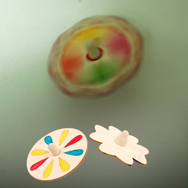 나무팽이만들기세트 (1P) 원목팽이 색칠놀이 DIY