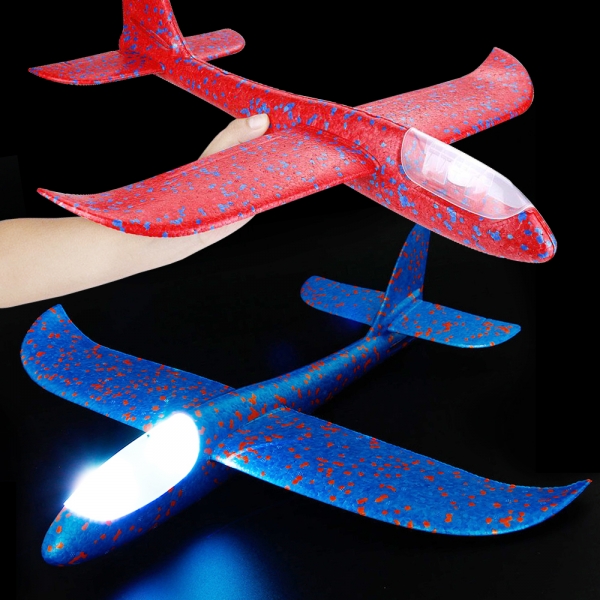 3500 글라이더(LED)불빛 에어글라이더 스티로품비행기