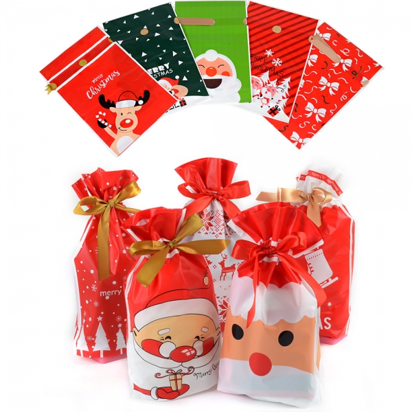 크리스마스 선물봉투(1장 낱개) 선물 포장봉투 산타