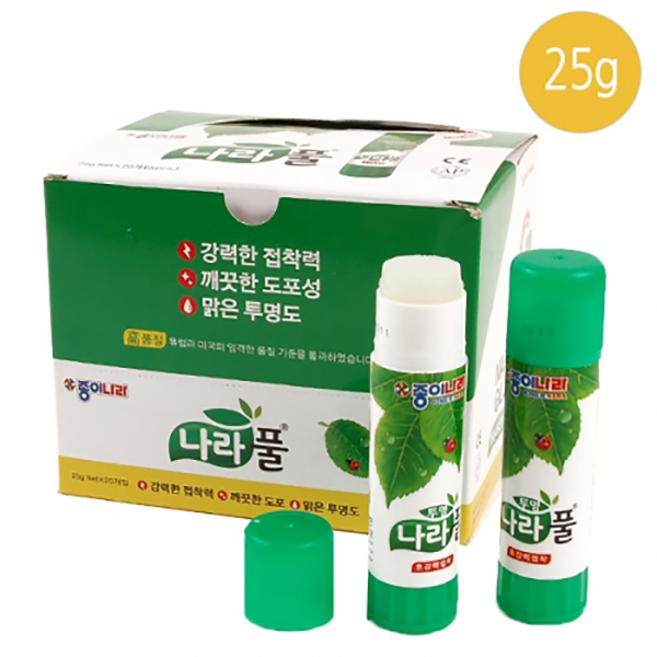 (종이나라)나라풀25g[20개입] 딱풀 고체풀