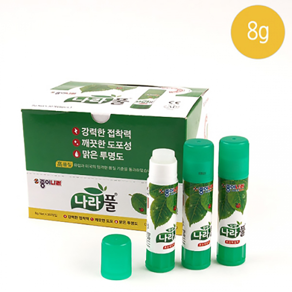 (종이나라)나라풀8g[30개입] 딱풀 고체풀