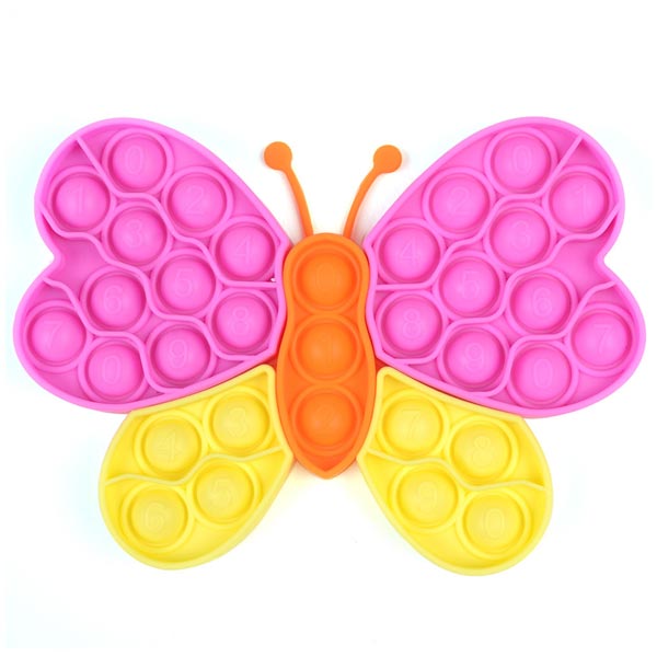 실리콘 DIY 나비 푸쉬팝(2탄) 스트레스해소 곤충모양