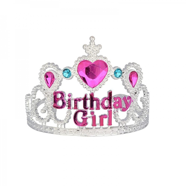 생일 파티 왕관 (12개)프린세스 티아라 머리띠