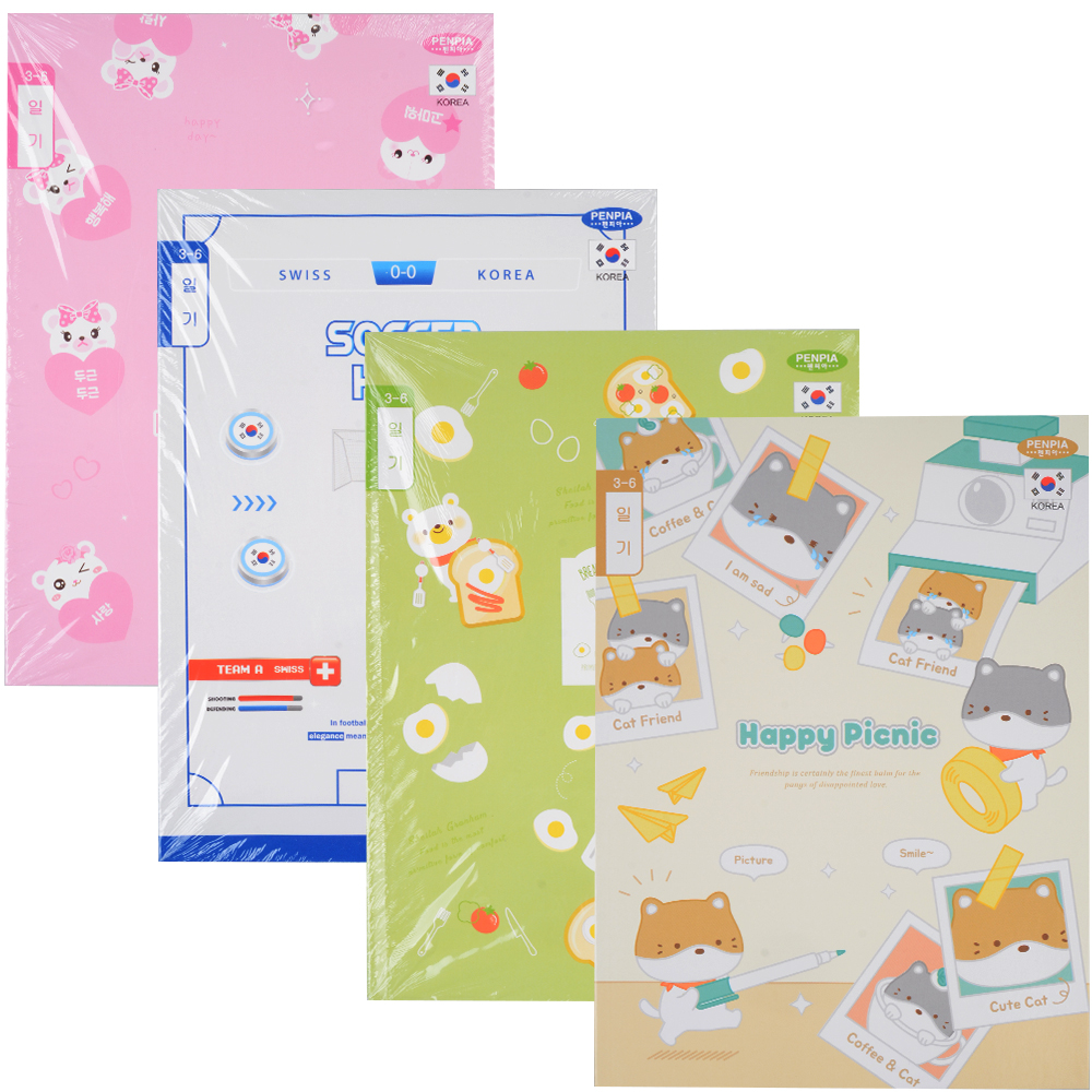 800초등일기장(3-6학년용) (10매) 초등노트 일기장 학용품