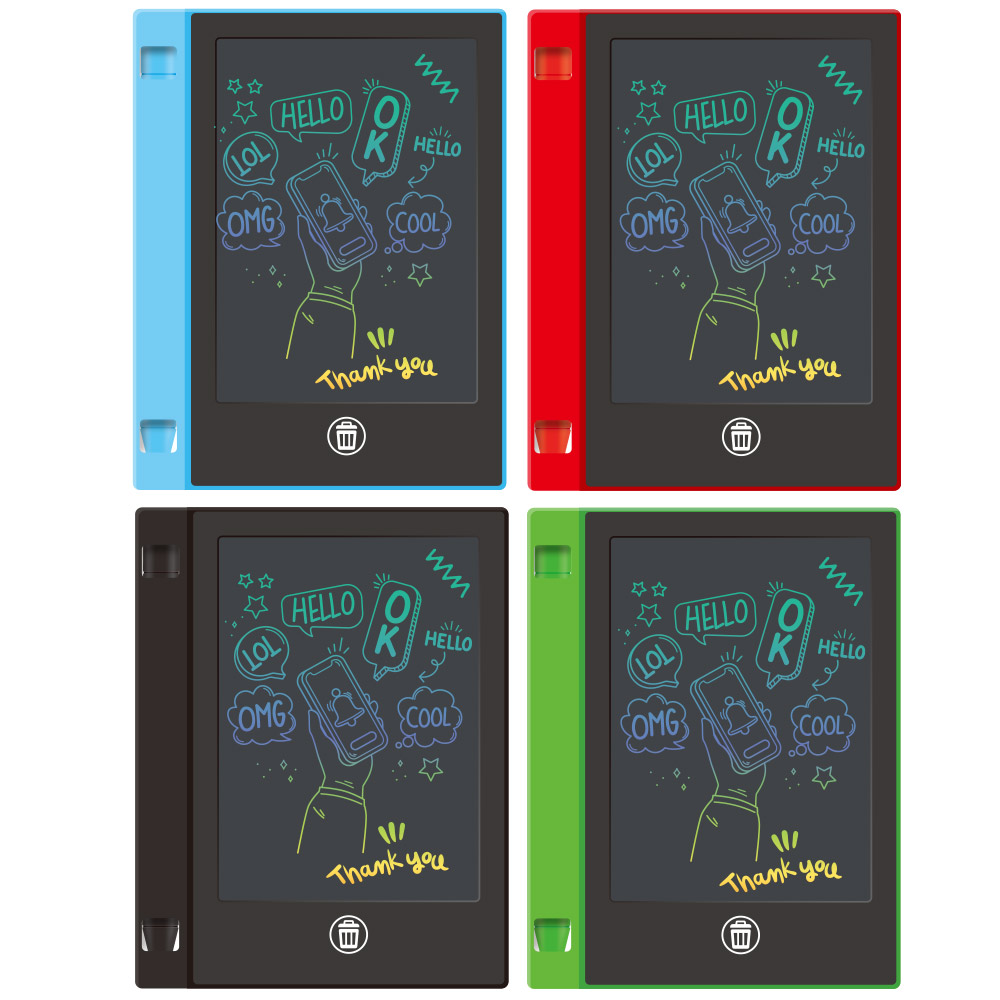 LCD 해피 컬러풀 전자메모장(4.4인치)(1P) 전자노트