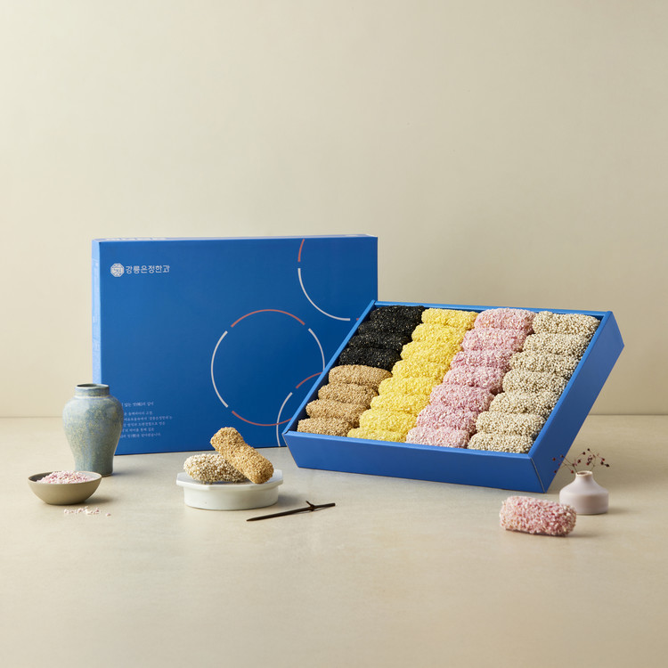 [강릉은정한과] 강정화선물세트(2단) 명절 수제한과