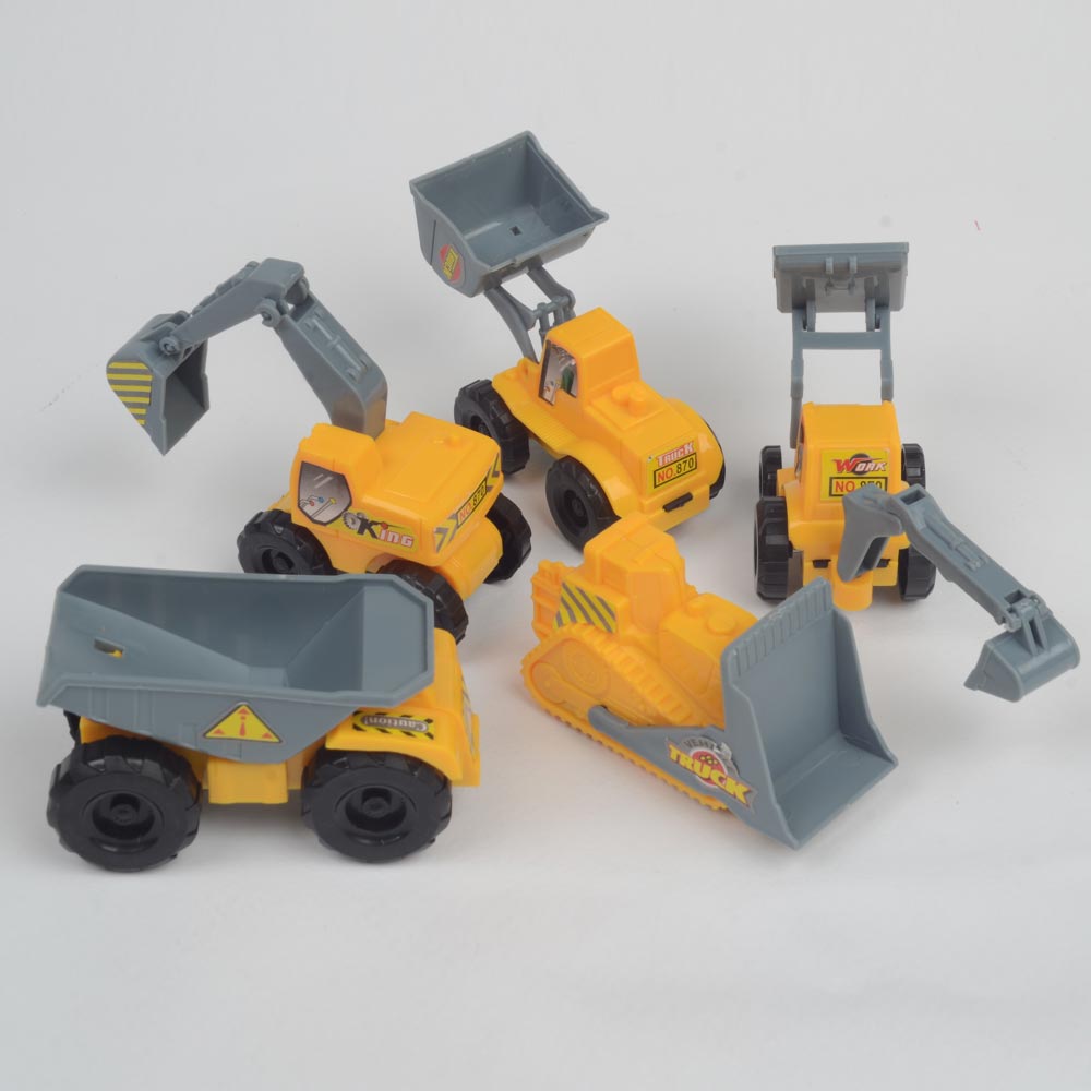 중장비 친구들 5P세트 중장비장난감 자동차모형