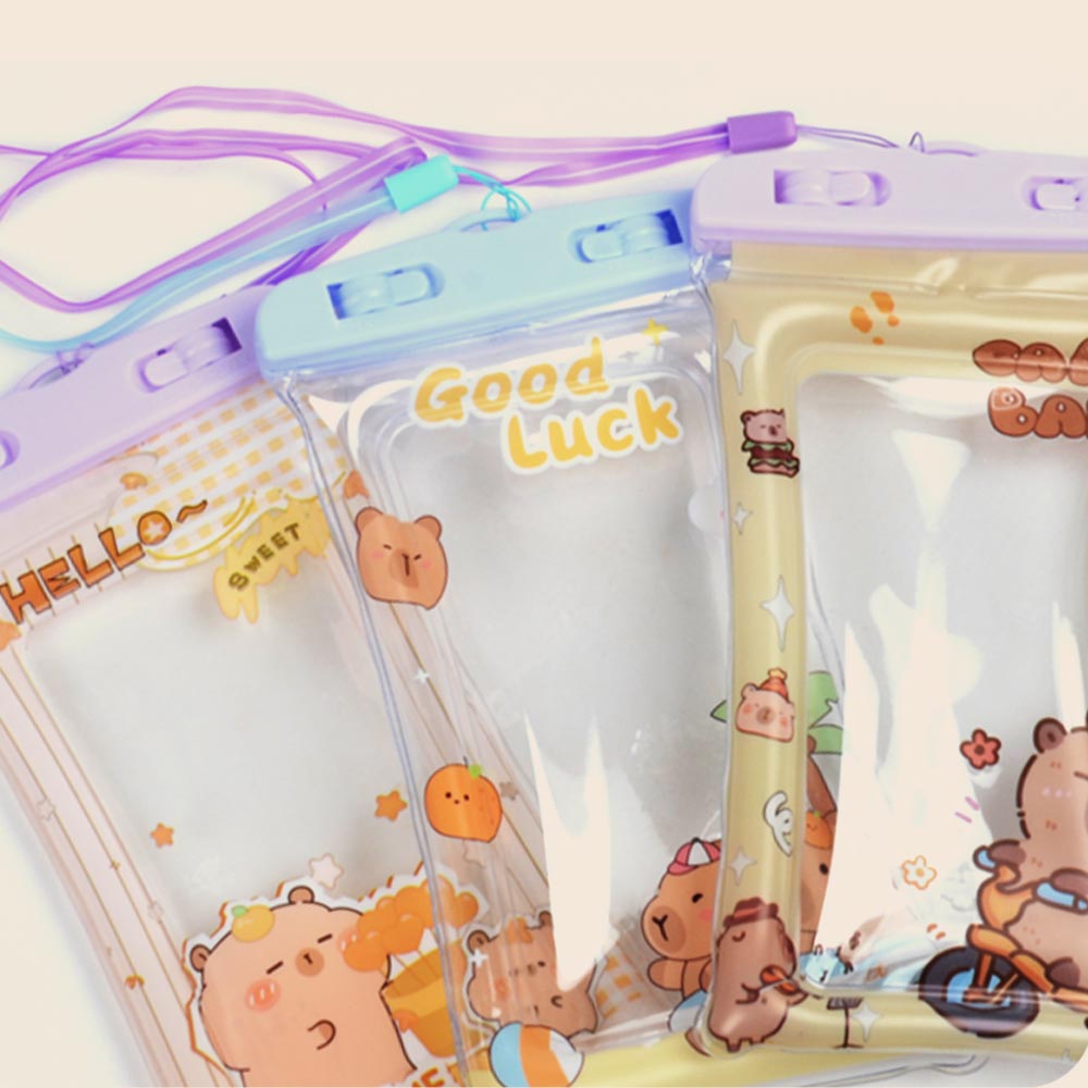 앙증맞은 카피바라 방수팩(1P) 물놀이 필수템