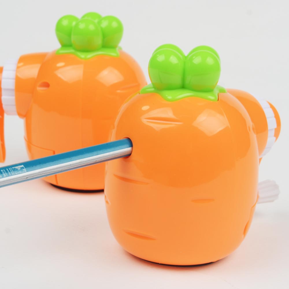 빙글빙글 당근 연필깎이(1p) 신학기용품 문구 연필깍이