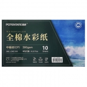 [포텐테이트] 수채화지(낱장) 300g 54x39 10매 (중목)
