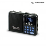 노벨뷰 SV-932 휴대용 등산용 FM라디오 퀵버튼 소형 MP3 효도라디오 레트로갬성