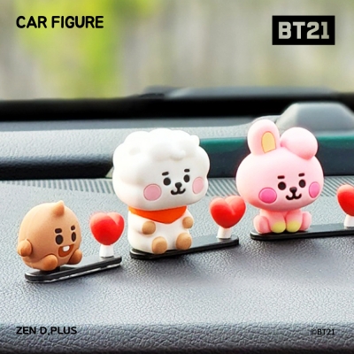 BT21 베이비 차량용 피규어 마스크걸이