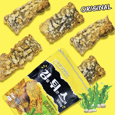 김을 튀긴 스낵 김튀스 50g 3팩 김과자 김스낵 김부각 안주