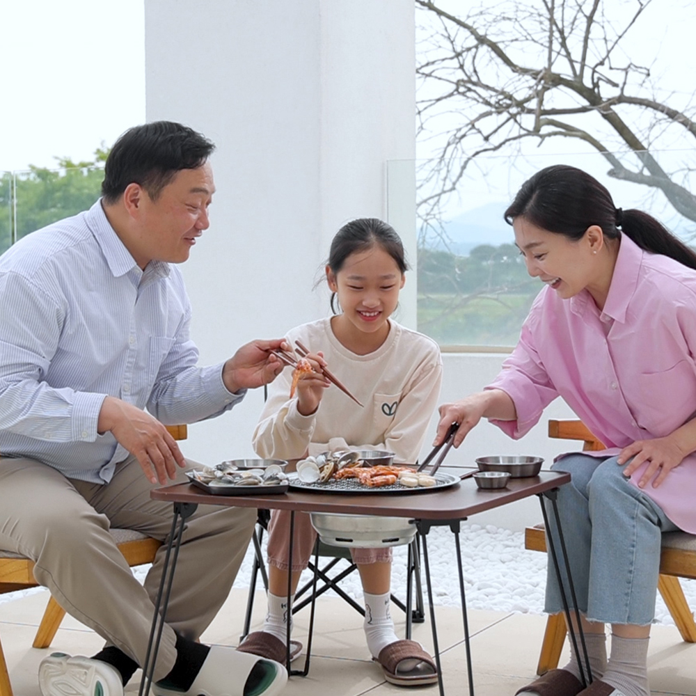 올인원 플라츠 만능 그릴 테이블 접이식 캠핑 숯불 바베큐 화로 화로대 홈쇼핑