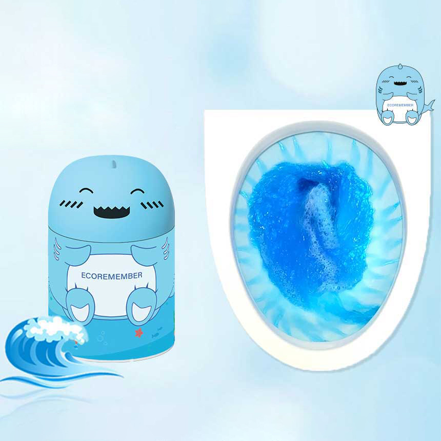 에코리멤버 변기세정 깜찍이상어 화장실 자동 변기 세정제 대용량 700ml 2개 클리너 홈쇼핑