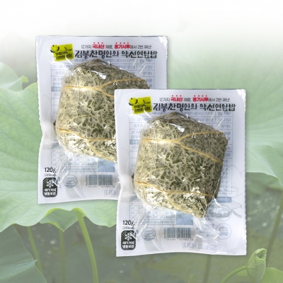 김봉찬 명인 약선 연잎밥 10팩 국내산 12가지 영양 곡물 영양밥 쇼핑온 홈쇼핑