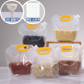웰피아 생생팩 세트 잡곡 시리얼 사료 다용도 보관팩 비닐팩 밀폐 소분 용기 홈쇼핑