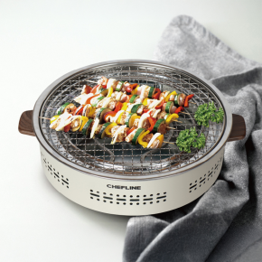 셰프라인 1초 직화구이 올인원 1구 전기 화로 석쇠 그릴 고기 불판 생선구이팬 홈쇼핑