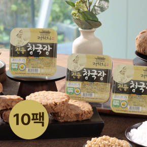 운주골 맑은물에 정학님 전통 청국장 110g 10팩 100%국내산