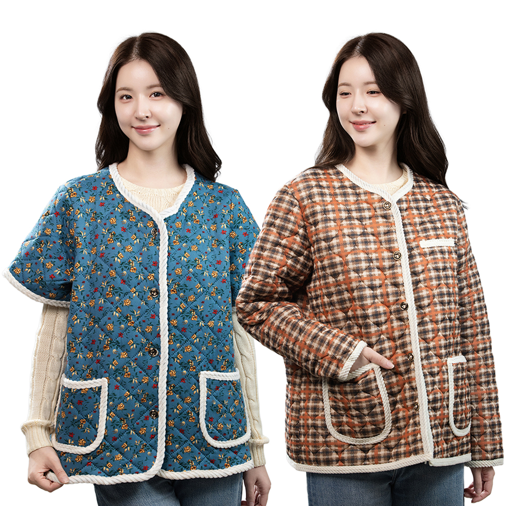 오르셰 퀼팅 구름 조끼 자켓 점퍼 퀄팅 누빔 여성 여자 가을 간절기 캐주얼 홈쇼핑