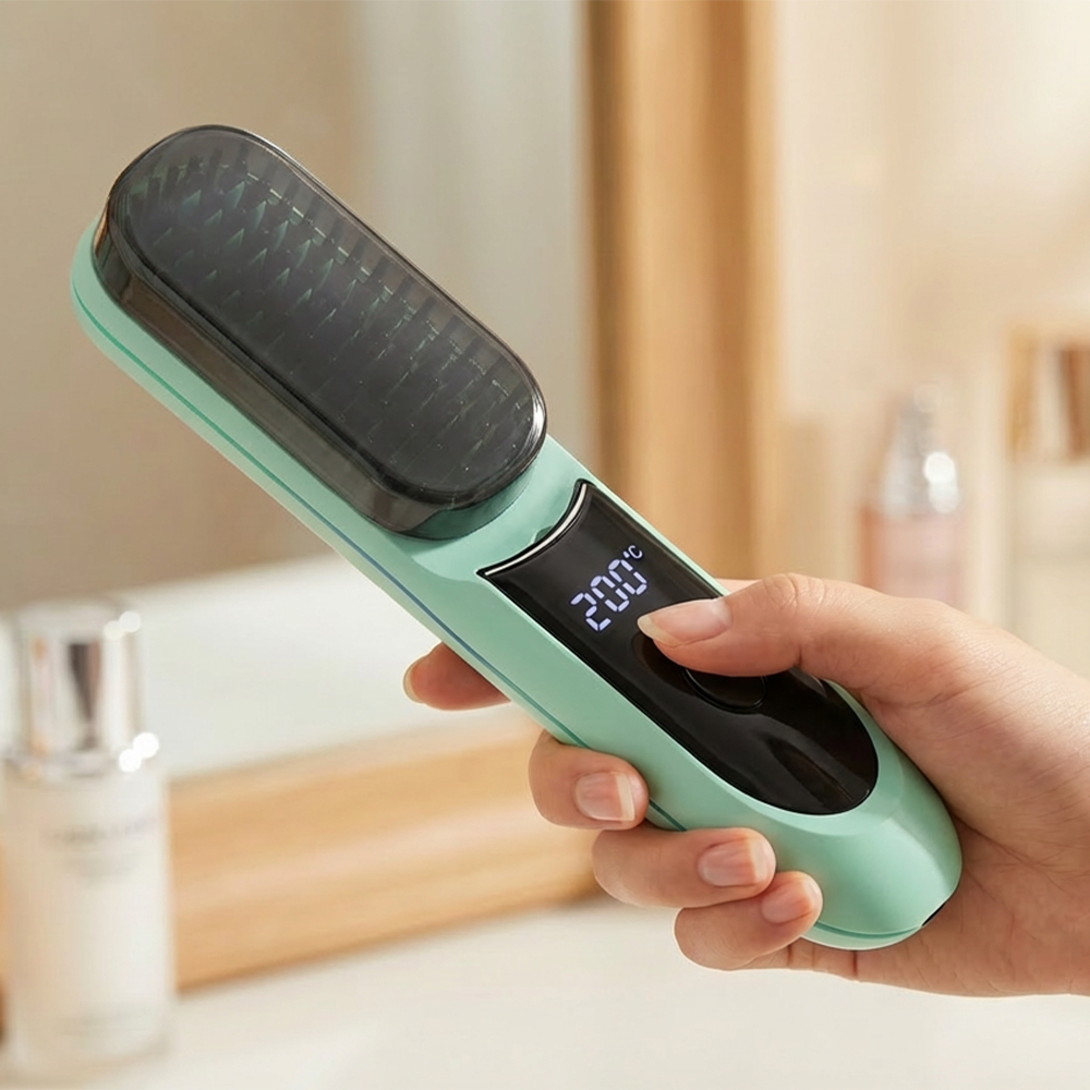 에코너 GD2 볼륨 팝 무선 빗 고데기 브러쉬 빗드라이기 미니 휴대용 홈쇼핑