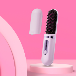 에코너-GD1 볼륨 팝 무선 브러쉬 빗 고데기 휴대용