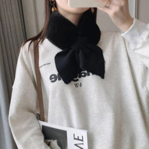 로맨틱 퍼 머플러 3종풀세트 페이크퍼 리본 숏 털 겨울 목도리