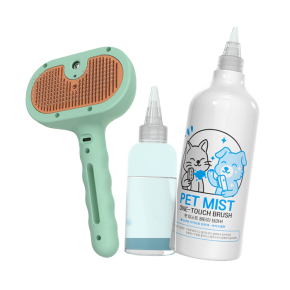 펫 미스트 원터치 브러쉬 세트 강아지 고양이 브러시 빗 쇼핑온 홈쇼핑