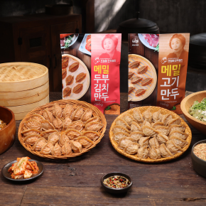 조정애 만두명인 명품 메밀만두 총1512g 사골육수스프5봉포함 쇼핑온 홈쇼핑