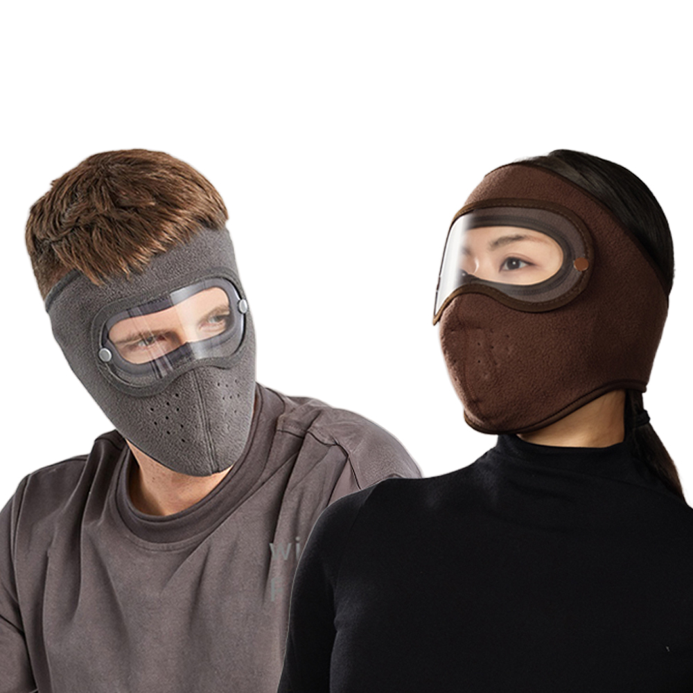 포그니 고글 안면 마스크 2개 겨울 방한 러닝 안면 귀마개 골프 오토바이 자전거 등산