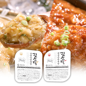 한식대가 김순덕 명인 국내산 순살 꽃게장 100g 7통 양념 간장 쇼핑온 홈쇼핑