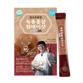 김오곤원장 녹용홍삼원데이샷 개별포장 국내산 6년근 홍삼